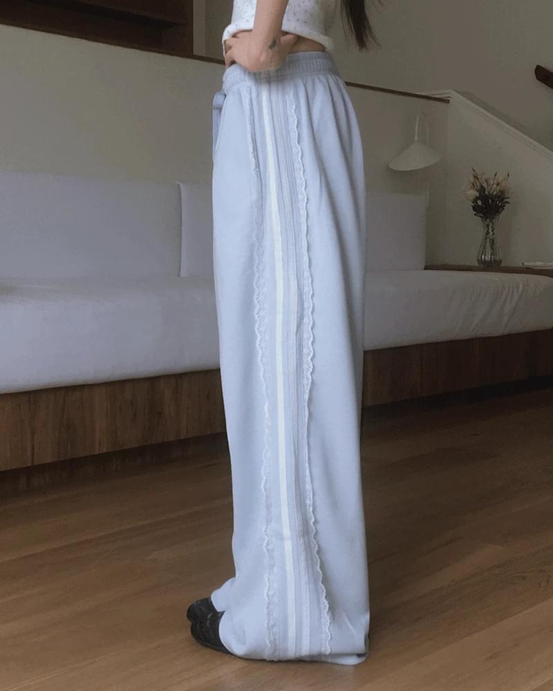 ジャヤレーストラックワイドツーウェイパンツ パンツ レディース｜韓国 wonderwonder｜コーディブック