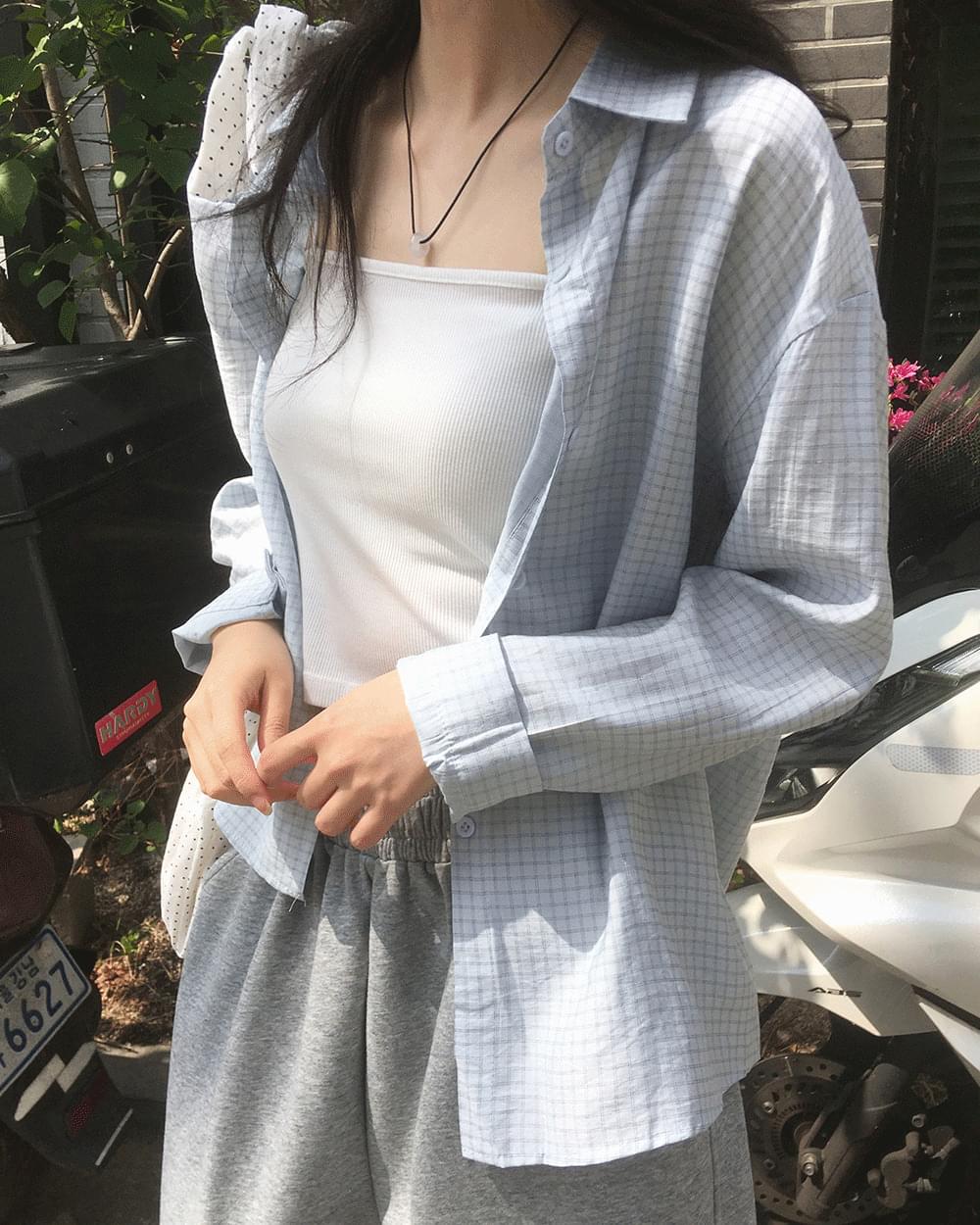 ロデル ビンテージチェックオーバーフィットシャツ シャツ レディース｜韓国 ondeed｜コーディブック