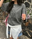 バディベアオーバーフィットボクシーフィットレタリング夏半袖Tシャツ3カラー 半袖 Tシャツ Tシャツ レディース|韓国 MANDARINE TREE|コーディブ...