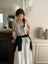 アリンチェックスリーブレスブラウス ノースリーブ レディース|韓国 moodinslow|コーディブック(4)