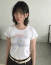 チーク クルーネック ショートスリーブ 半袖 Tシャツ レディース|韓国 DUGGY|コーディブック
