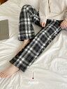 ビッグサイズ S-XL デユニフォーム起毛バンディングストラップ チェックワイドトレーニングパンツパンツ パンツ スラックス レディース|韓国 DANGDANG GIRL|コーディブック