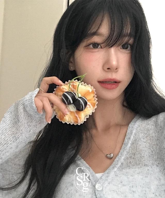 シースルーリネンクロップ長袖カーディガン カーディガン / ベスト レディース｜韓国 creamsugar｜コーディブック