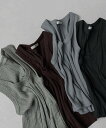 エドウィンアシンメトリー畝編みスリーブレス ノースリーブ カーディガン レディース|韓国 MAENIQUE|コーディブック(4)