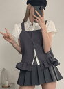 きれいめ-セミフォーマル ラブリーレイヤードフリル ボタンオープンブラウス 3カラー ブラウス レディース|韓国 ddaynew|コーディブック