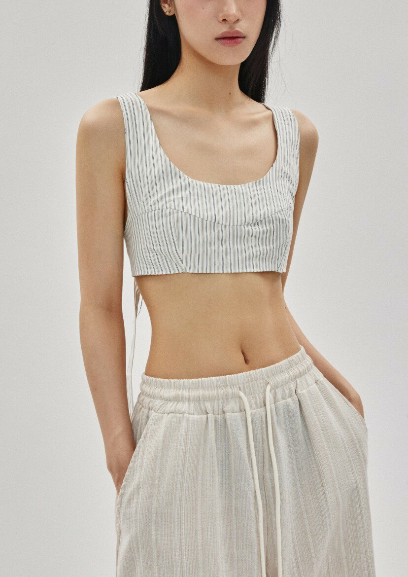 マカロンタンクトップ ノースリーブ ブラトップ レディース｜韓国 privatelookbook｜コーディブック