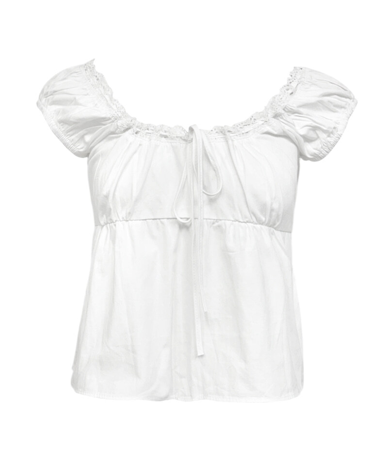 リナシャーリングコットンブラウス ブラウス レディース｜韓国 Cozy&Kitsch｜コーディブック