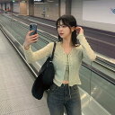 ヴィンテージシースルーアイレットブークレニット+ホルターネックスリーブレスセットアップツーピースレイヤードタンクトップ水着カバーアップ 長袖 Tシャツ レディース|韓国 wannabemuse|コーディブック