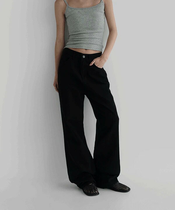 モケンドサマーワイドコットンパンツ パンツ ワイドパンツ レディース｜韓国 MAENIQUE｜コーディブック