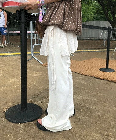 ディリンレイヤードサマーブーツカットバンディングパンツ パンツ ワイドパンツ レディース｜韓国 DAILYJOU｜コーディブック