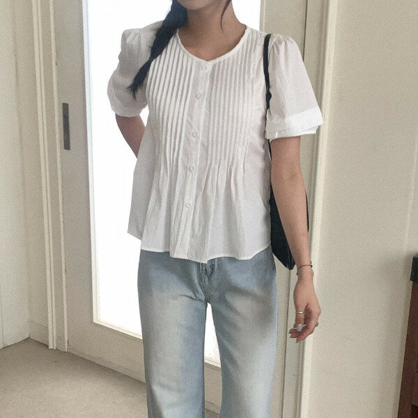 オウニピンタックブラウス ブラウス レディース｜韓国 HEYLADY｜コーディブック