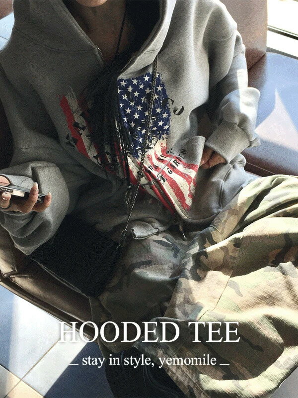 ケースアメリカフードジップアップ ジップアップ レディース｜韓国 yemomile｜コーディブック