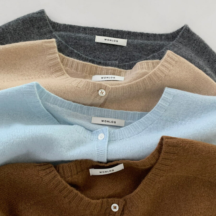 ワンデーウォントマカロンウールラウンドカーディガン カーディガン / ベスト レディース｜韓国 WONLOG｜コーディブック