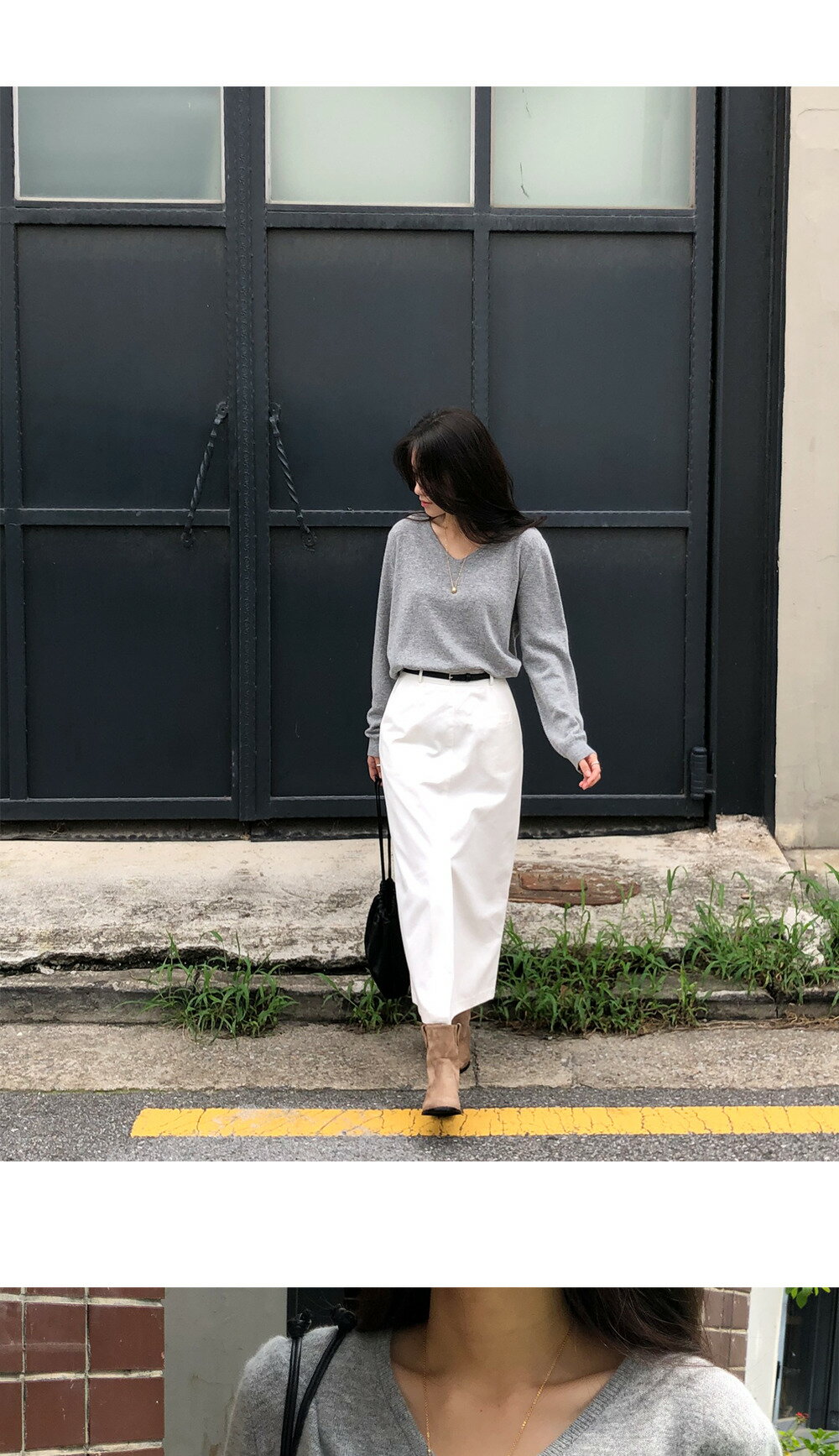 ボトルロングスカート スカート レディース｜韓国 jtamtam｜コーディブック