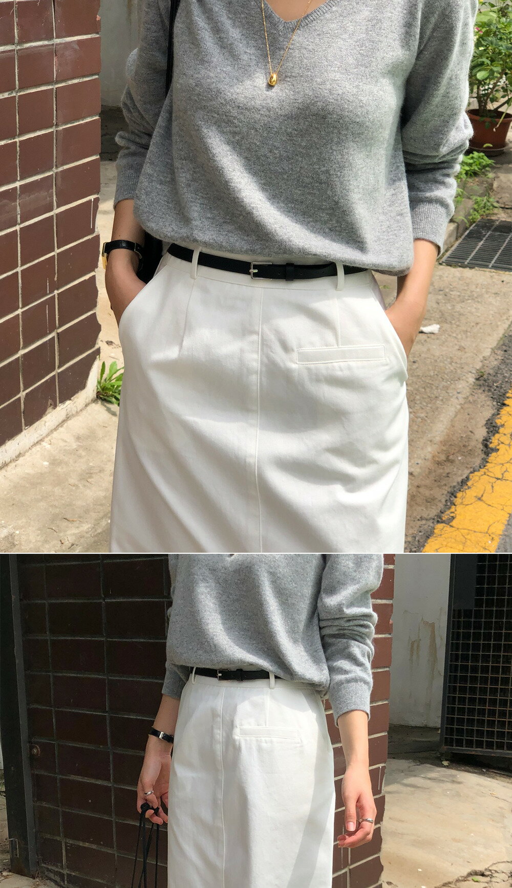 ボトルロングスカート スカート レディース｜韓国 jtamtam｜コーディブック