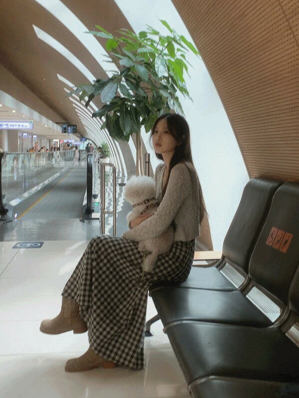 リコッタチェックラップスカート スカート レディース｜韓国 moodinslow｜コーディブック