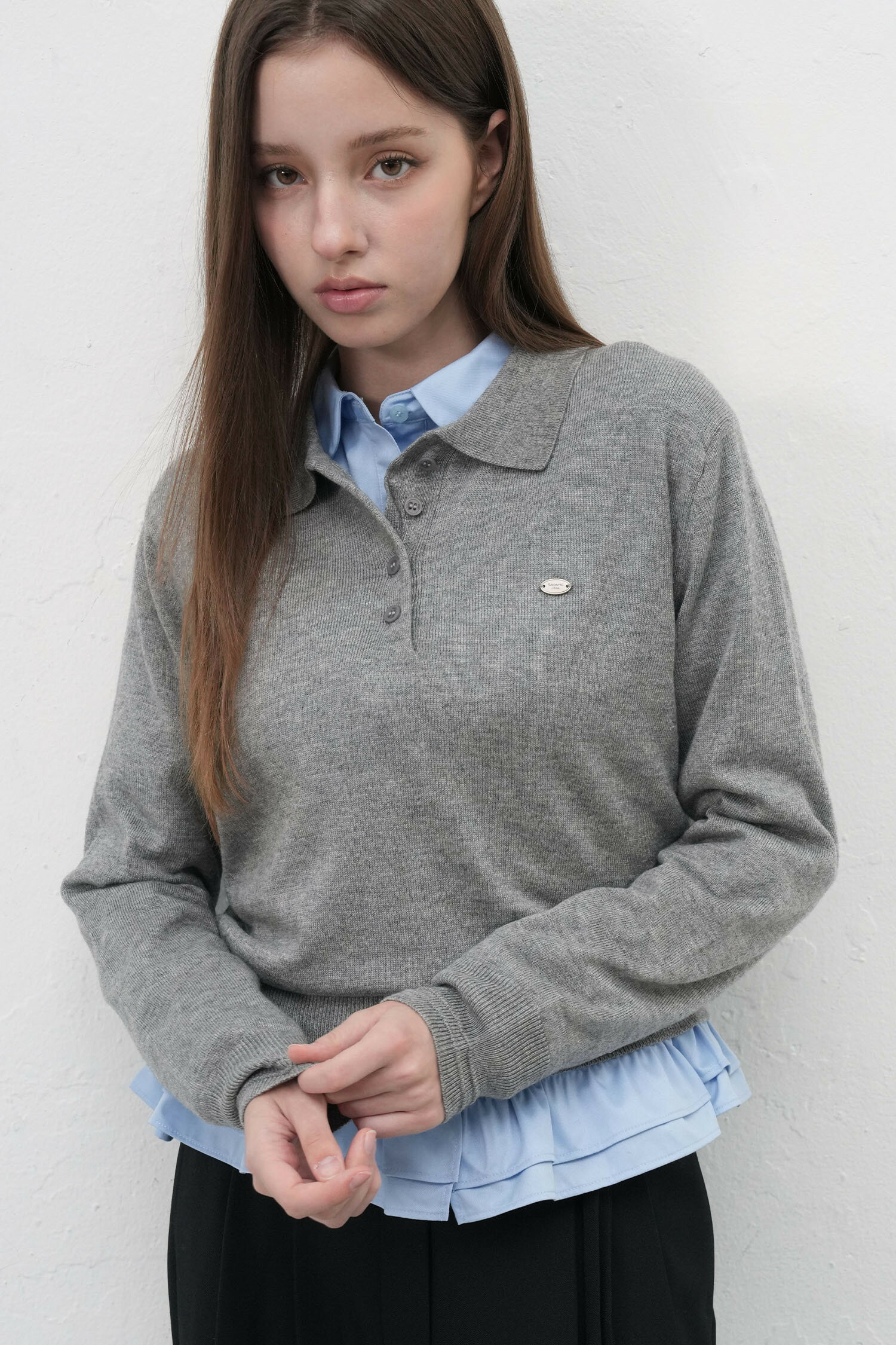 WOMAN ウールライトカラープルオーバー ニット レディース｜韓国 GENERAL IDEA｜コーディブック