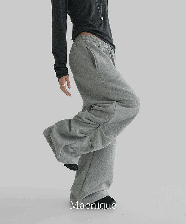 ダルシーピンタックコットントレーニングパンツ パンツ レディース｜韓国 MAENIQUE｜コーディブック