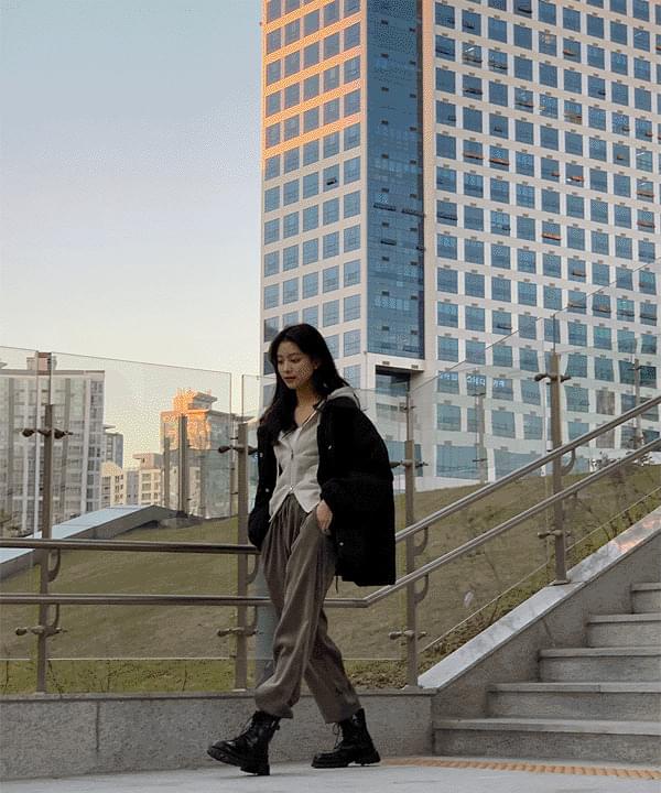 メッドヤンギモツウェイジップアップ ジップアップ ジャケット レディース｜韓国 yemomile｜コーディブ..