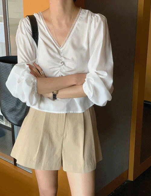 イヴブラウス ブラウス レディース｜韓国 jtamtam｜コーディブック