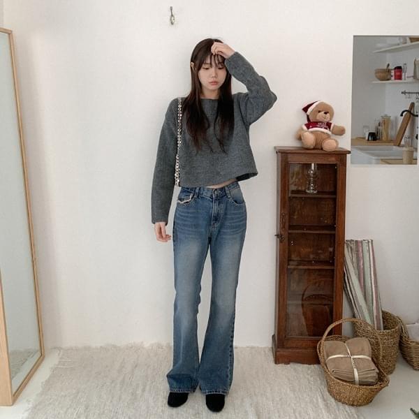 モテナクロップボートネックニット ニット セーター レディース｜韓国 HEYLADY｜コーディブック