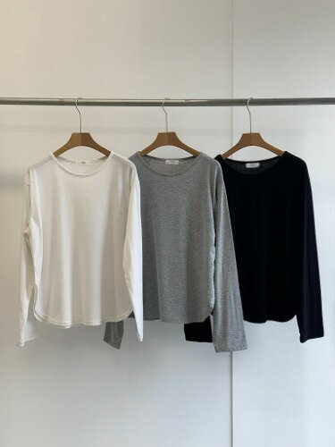 オーバーロングカットソー長袖Tシャツ 長袖 Tシャツ Tシャツ レディース｜韓国 E-PICK｜コーディブック(4)