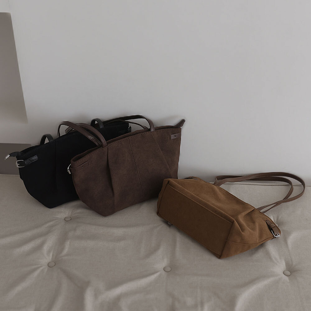 スネイルスエードウォレットセットシャーリングミニショルダーバッグ ショルダーバッグ トートバッグ ..