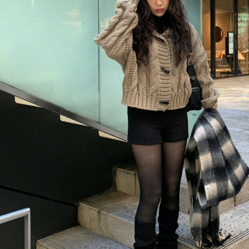 ニットリブスリムフィットパンツパン...