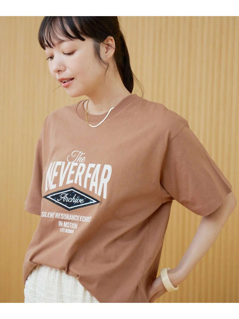 楽天市場】花 刺繍（柄ロゴ）（Tシャツ・カットソー｜トップス