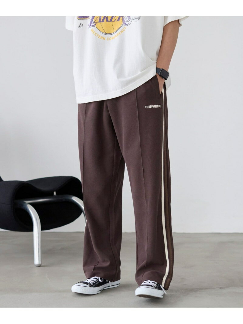 CONVERSE(コンバース)サイドラインイージーパンツ coen コーエン パンツ その他のパンツ ブラック【送料無料】[Rakuten Fashion]