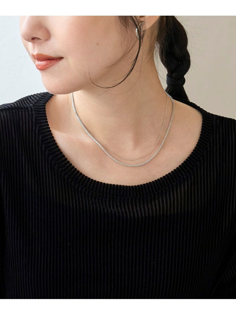 coenのデザインチェーン 2連ネックレス coen コーエン アクセサリー・腕時計 ネックレス ゴールド シルバー[Rakuten Fashion]｜アングル2