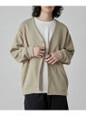 【SALE/50%OFF】【RIB TECHシリーズ】ライトVネックカーディガン coen コーエン トップス カーディガン ベージュ ホワイト ネイビー ブラ...