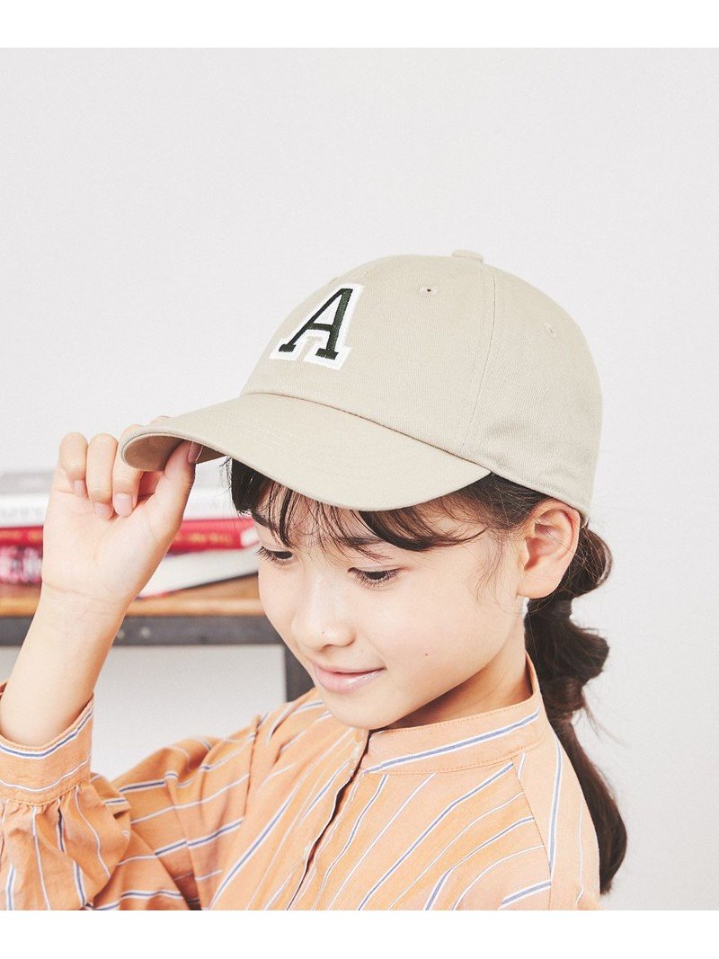 【SALE／44%OFF】カレッジロゴ刺繍ツイルキャップ coen コーエン 帽子 その他の帽子 ブラック ベージュ【RBA_E】[Rakuten Fashion]
