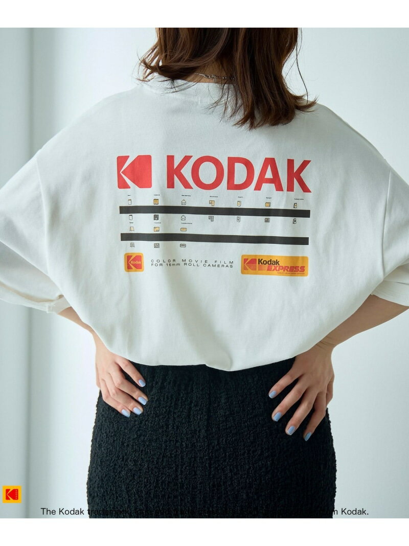 Kodak(コダック)ロゴプリントTシャツ coen コーエン トップス カットソー・Tシャツ ブラ ...