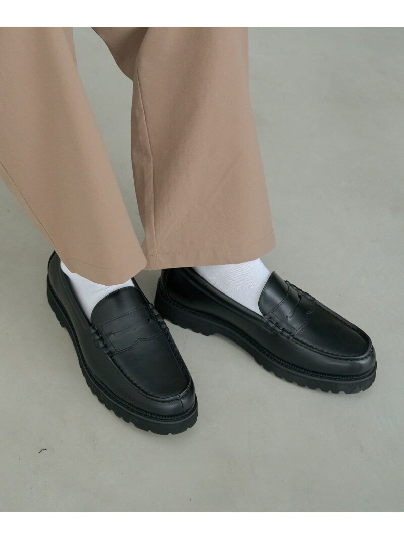 ブラックローファー coen コーエン シューズ・靴 ローファー ブラック【送料無料】[Rakuten Fashion]