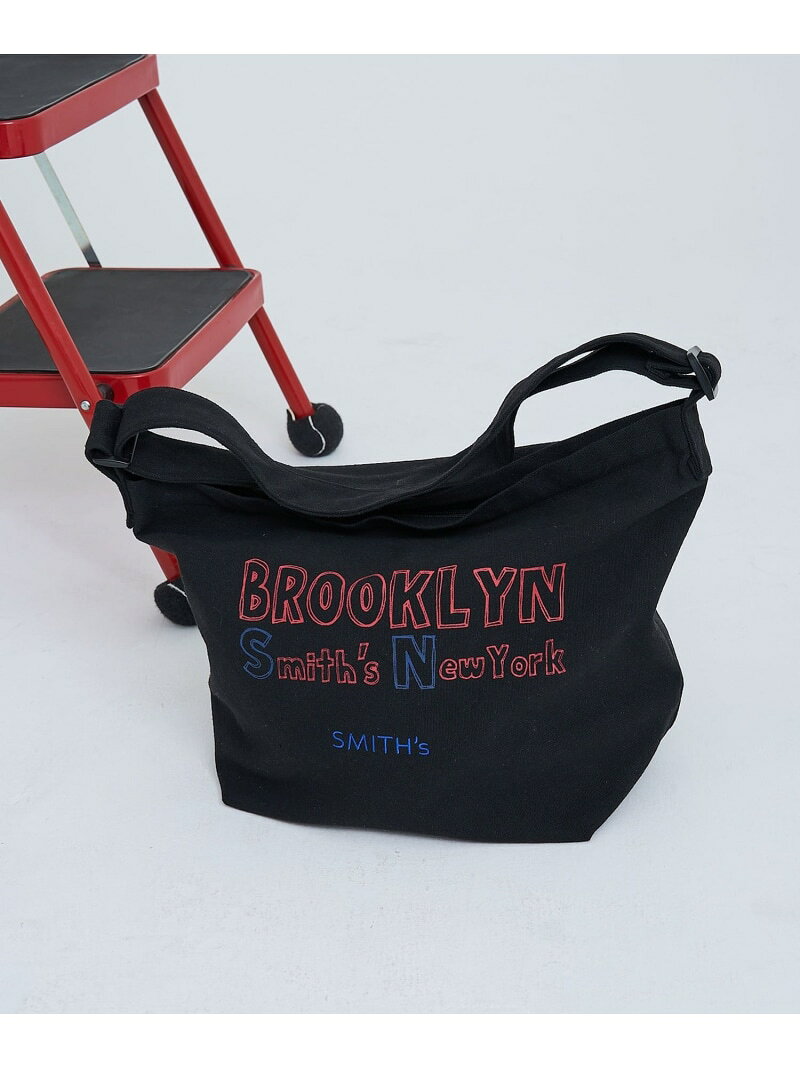 【SALE／8%OFF】SMITH'S(スミス)別注ショルダーバッグ coen コーエン バッグ ショルダーバッグ ベージュ ブラック【RBA_E】【送料無料】[Rakuten Fashion]