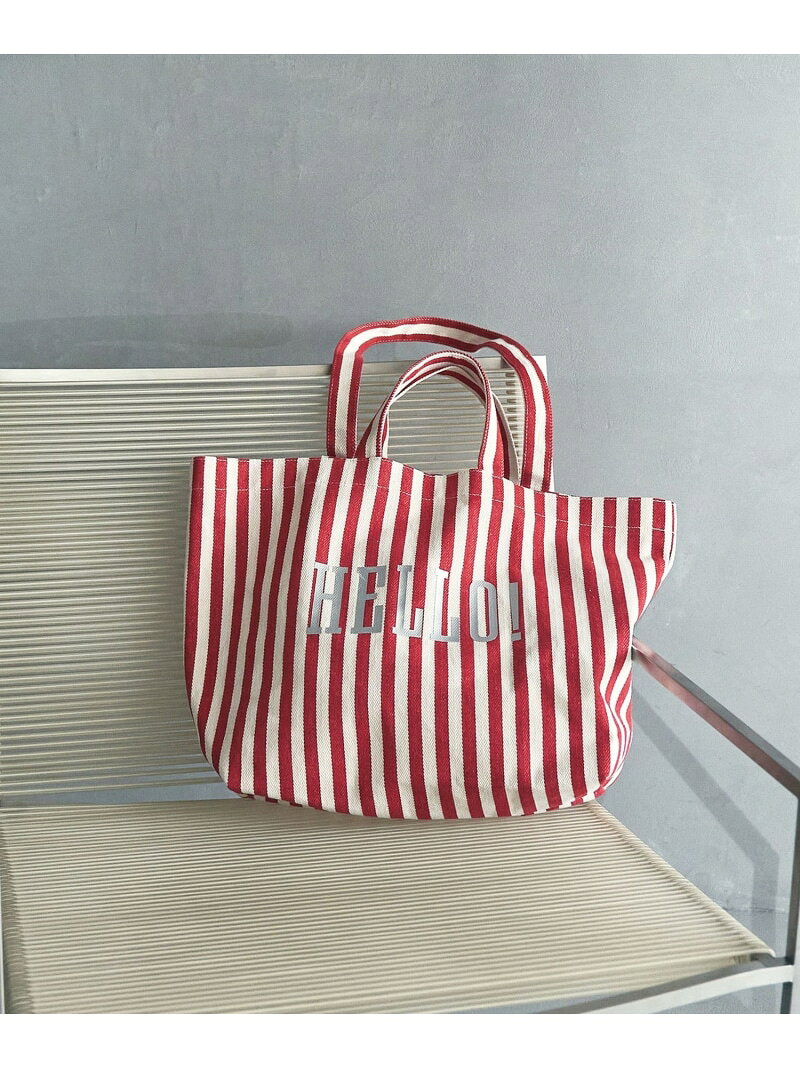 【SALE／40%OFF】HELLO ストライプビッグトートバッグ coen コーエン バッグ トー...