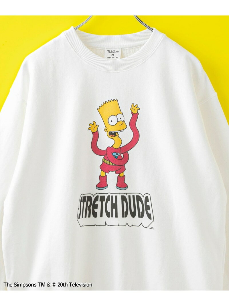 【SALE／36%OFF】THE SIMPSONS / ROCK STANLEY(ロックスタンレー)別注スウェット coen コーエン トップス スウェット・トレーナー ホワイト ブラック グリーン【RBA_E】【送料無料】[Rakuten Fashion]のサムネイル