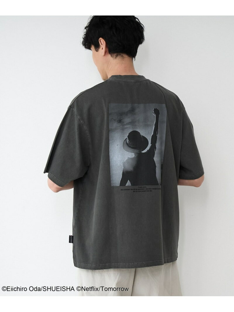 【SALE／50%OFF】ONE PIECE(ワンピース)Tシャツ coen コーエン トップス カットソー・Tシャツ ホワイト ブラック【RBA_E】[Rakuten Fashion]