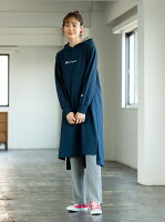 [Rakuten Fashion]Champion(チャンピオン)フーディーワンピース coen コーエン ワンピース シャツワンピース ネイビー グリーン【RBA_E】