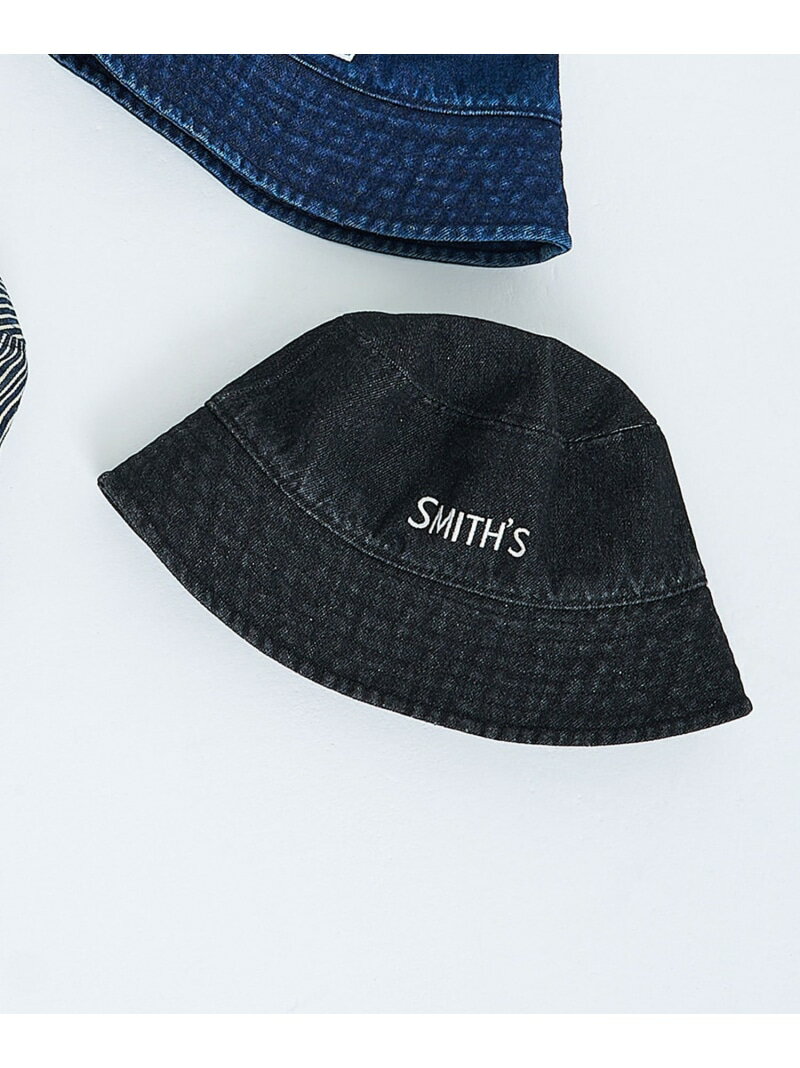 【WEB先行販売】SMITH'S(スミス)別注バケットハット(デニム) coen コーエン 帽子 ハット ブラック[Rakuten Fashion]
