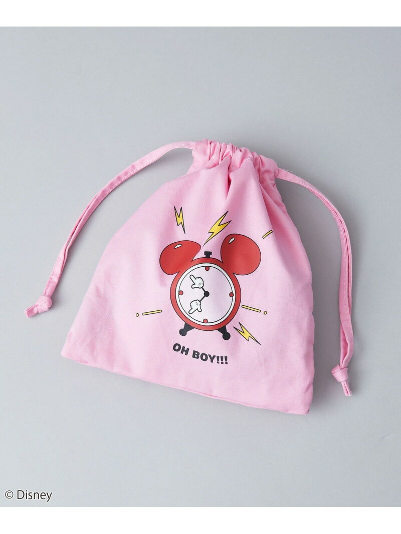 【SALE／25%OFF】【MICKEY(ミッキー) / 別注】プリント巾着ポーチ coen コーエン ファッション雑貨 その他のファッション雑貨 ピンク ブルー【RBA_E】[Rakuten Fashion]のサムネイル