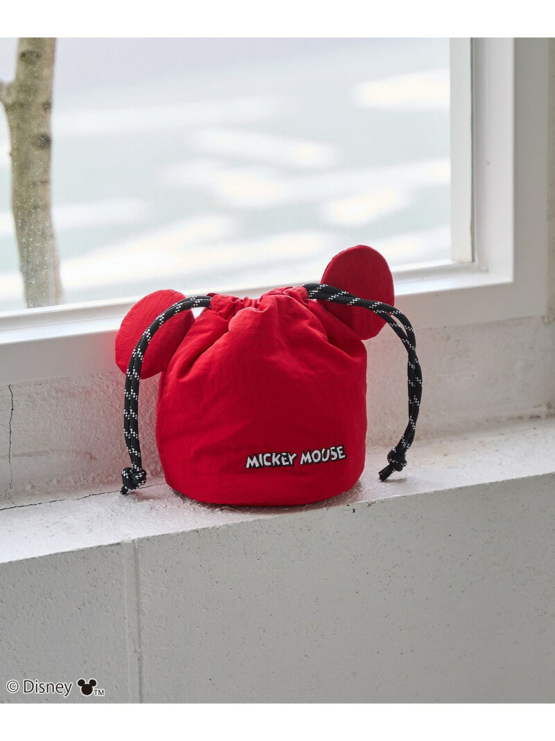 【MICKEY(ミッキー) / 別注】 シルエット巾着 coen コーエン バッグ その他のバッグ ブラック シルバー レッド[Rakuten Fashion]のサムネイル