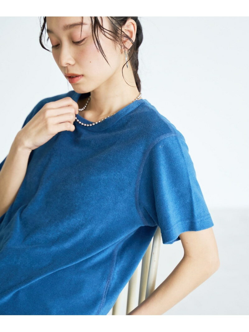 【Feel Soft / フィールソフト】パイル半袖Tシャツ(Youtube紹介アイテム) coen コーエン トップス カットソー・Tシャツ ホワイト ブラウン ベージュ[Rakuten Fashion]
