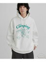 【SALE/55%OFF】【C.Mt】PRINT FOODIE coen コーエン トップス パーカー・フーディー グレー ブラック ホワイト ネイビー【RBA...