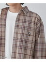 【SALE/30%OFF】coen限定/Disney(ディズニー)チェックシャツ coen コーエン トップス シャツ・ブラウス グリーン ベージュ【RBA_E...