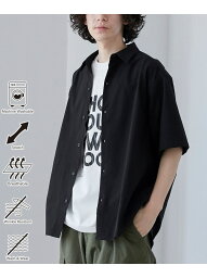 【C.Mt】FUNCTION MESH SHIRT coen コーエン トップス シャツ・ブラウス ブラック グレー ネイビー【先行予約】*【送料無料】[Rakuten Fashion]