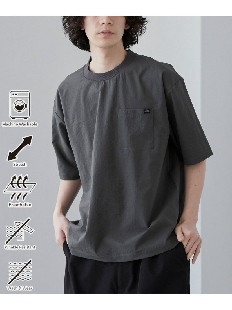 【C.Mt】FUNCTION POCKET TEE coen コーエン トップス カットソー・Tシャツ グレー ブラック【先行予約】*[Rakuten Fashion]