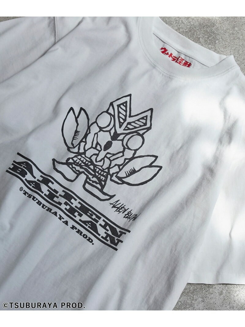 ウルトラ怪獣プリントTシャツ(WEB限定) coen コーエン トップス カットソー・Tシャツ レッド【先行予約】*【送料無料】[Rakuten Fashion]