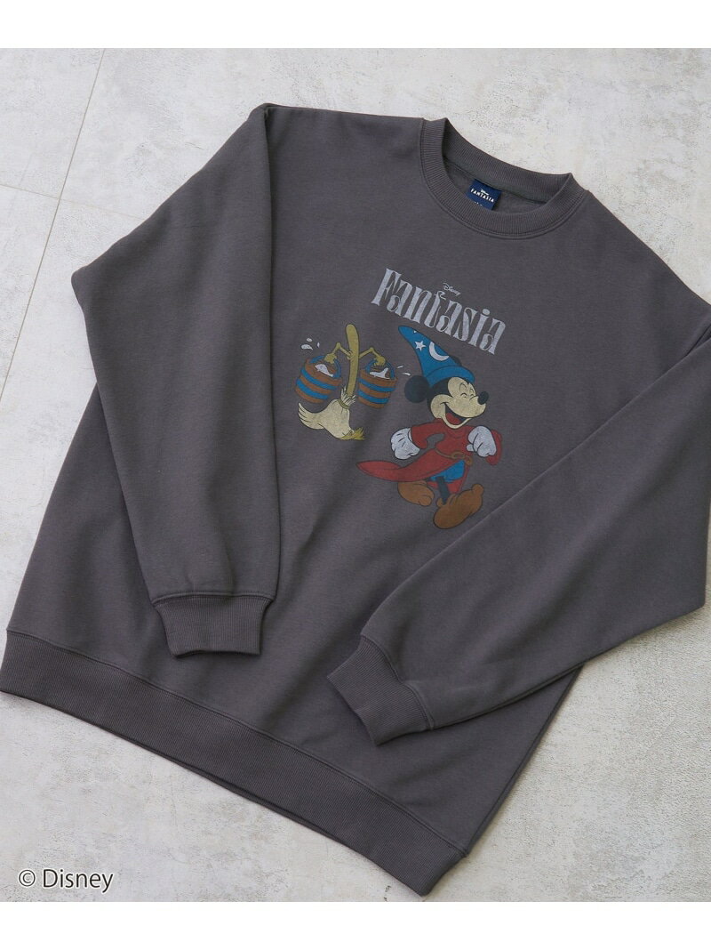 『FANTASIA(ファンタジア)』ヴィンテージライクスウェット coen コーエン トップス スウェット・トレーナー グレー ホワイト【送料無料】[Rakuten Fashion]のサムネイル